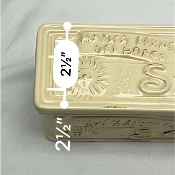 Sur La Table Ceramic Salt Box Spices Box Made in Italy The Art & Soul Of Cooking - Picture 9 of 11